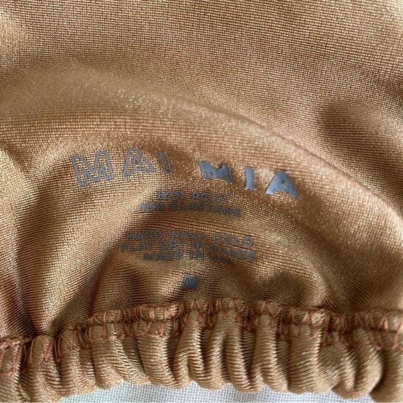 Mai Mia. Triangle Brown Bikini Set. Size M - Picture 4 of 8